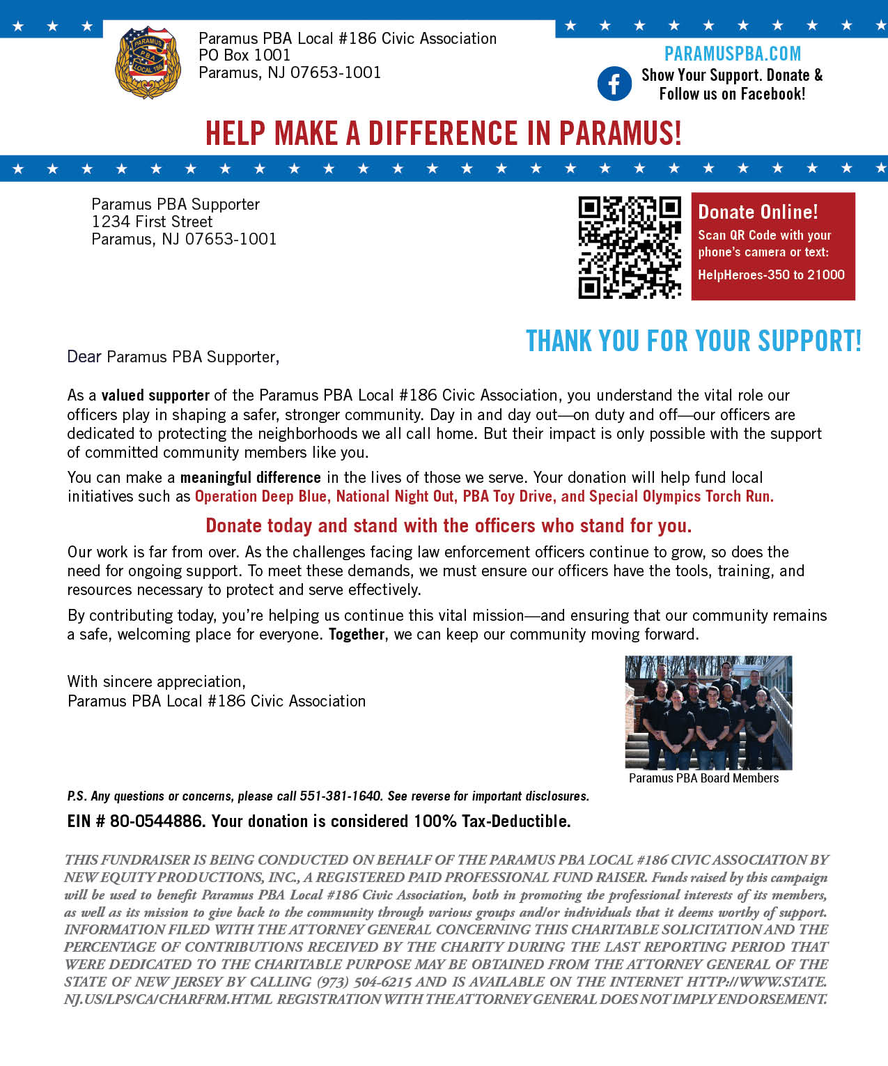 Donation Letter